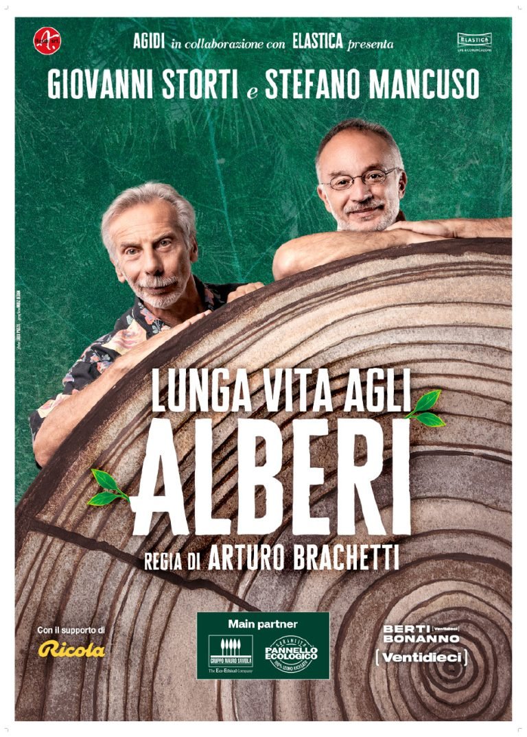 La locandina di Lunga vita agli alberi al Teatro Sistina