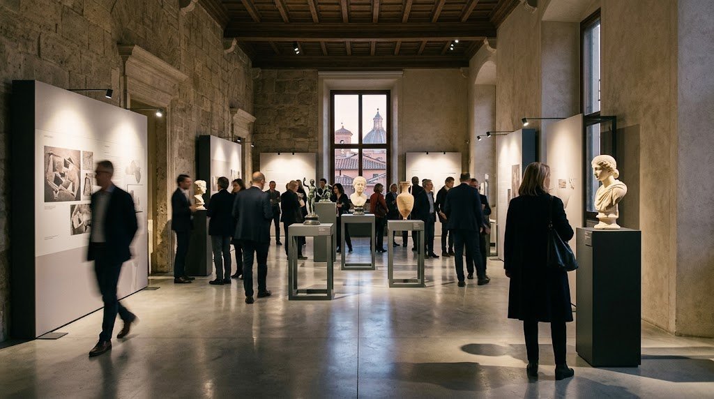 Illustrazione per Mario Cresci, I luoghi del possibile alla galleria Matèria