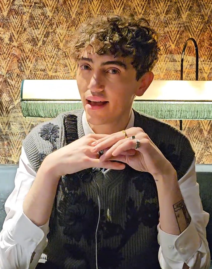 Il cantante Michele Bravi