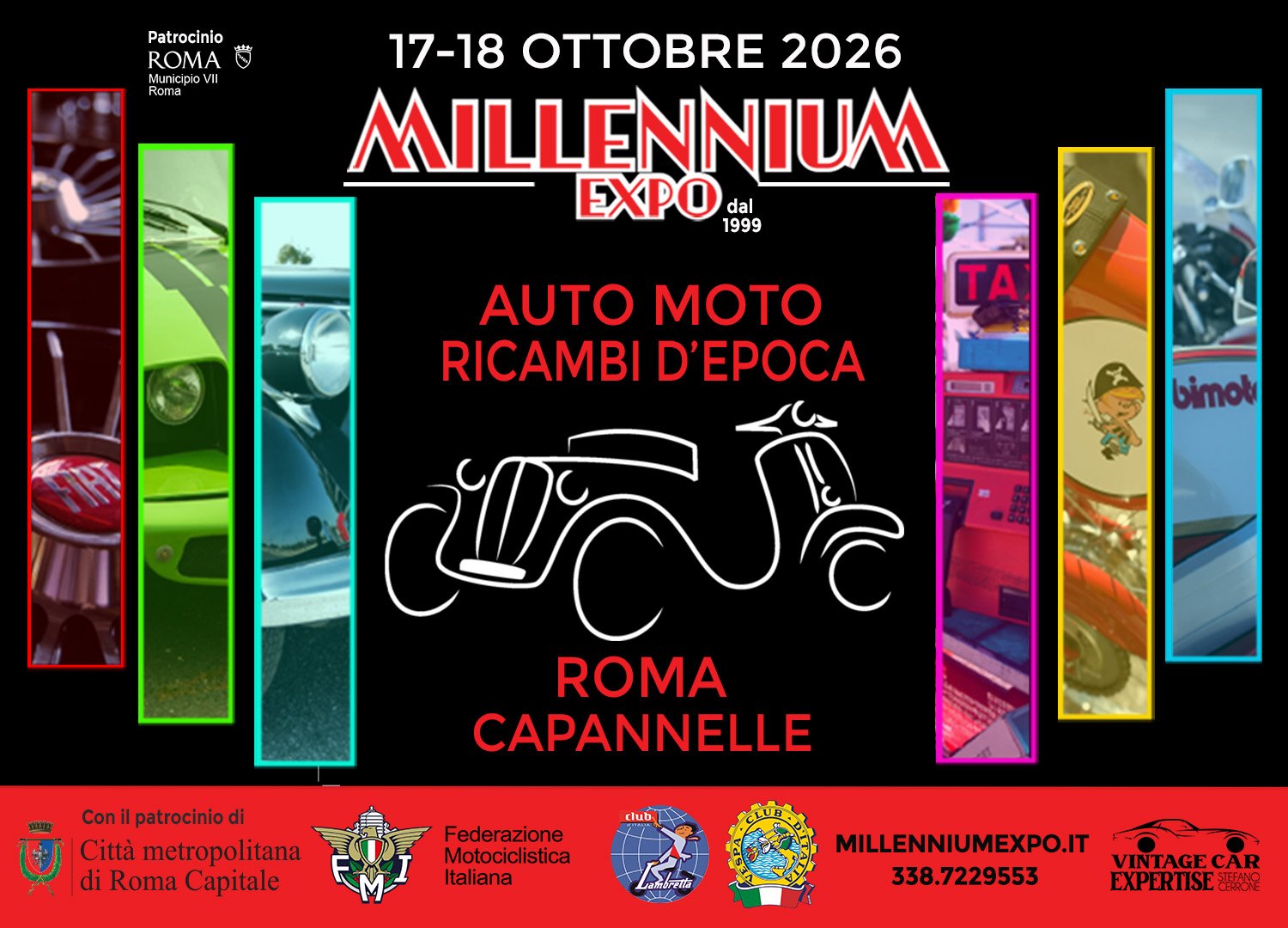 Locandina della 43ª edizione di Millennium Expo, 17 e 18 ottobre 2026