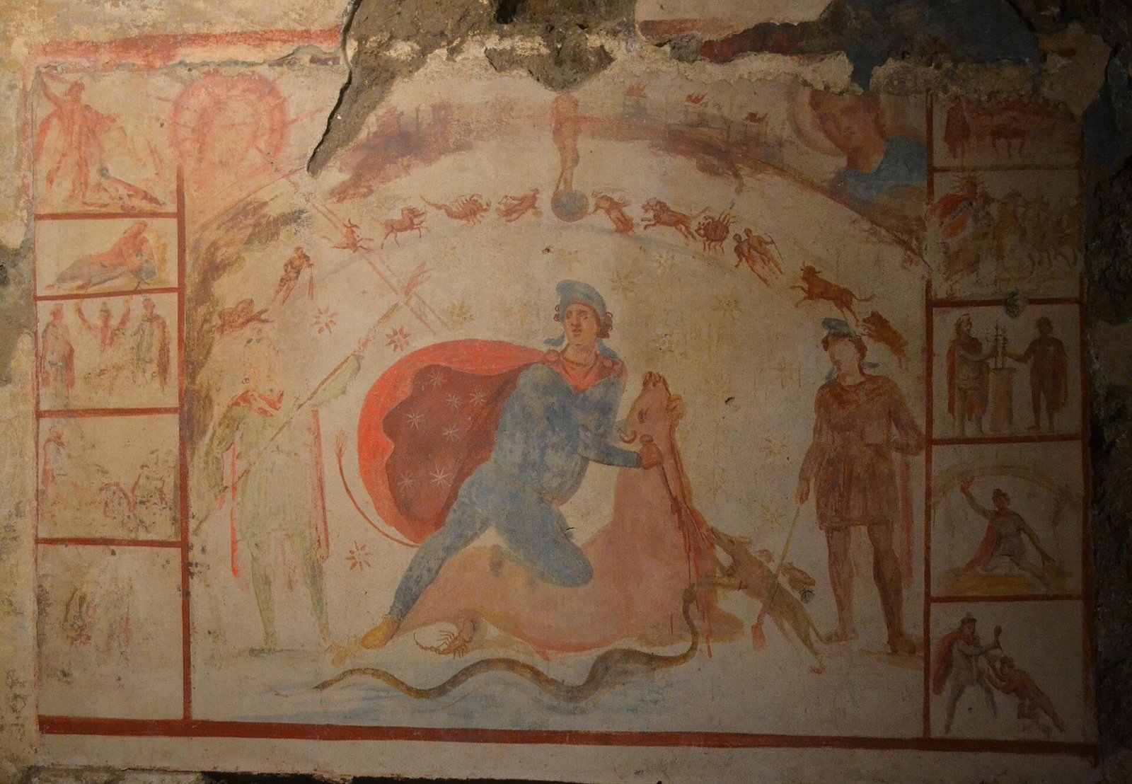Gli affreschi del Mitreo Barberini