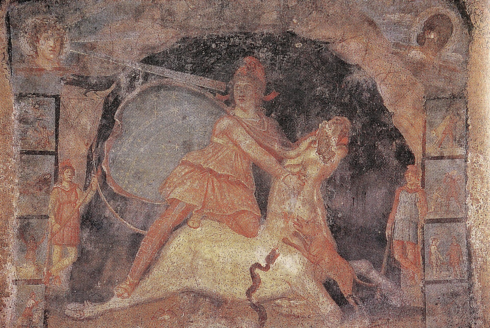 Fresco of the Mitreo di Marino