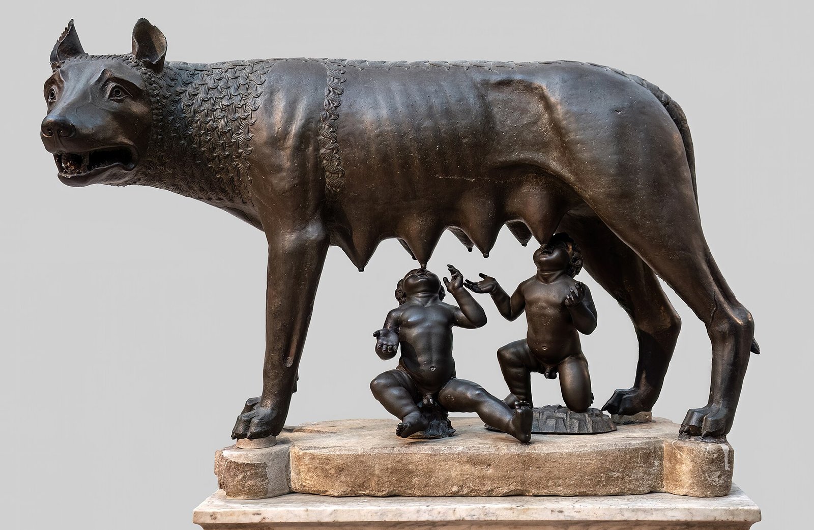 The Capitoline Wolf at the Capitoline Museums