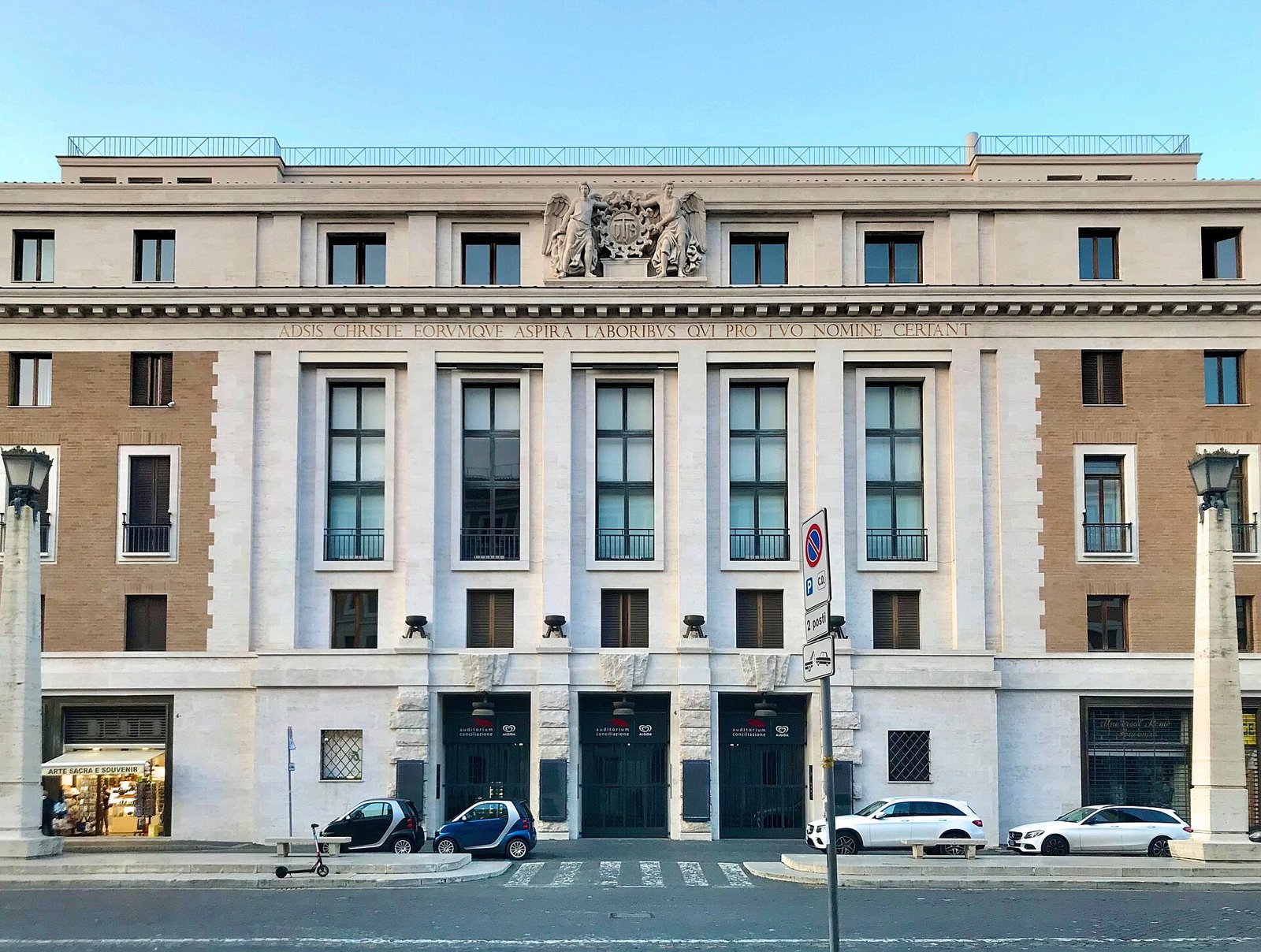 L'Auditorium Conciliazione su via della Conciliazione a Roma