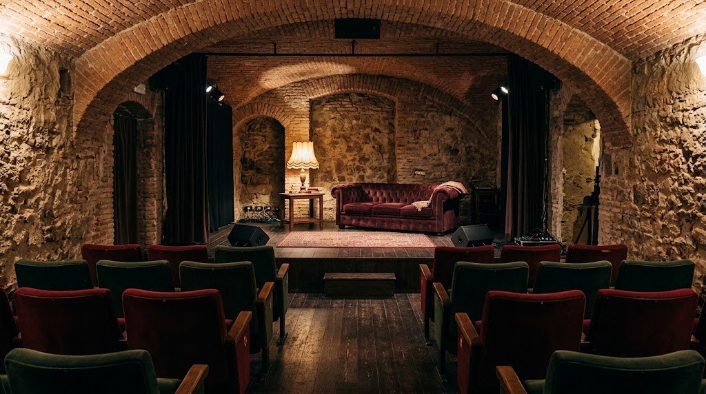 Illustrazione per One more kiss, dear al Teatro Trastevere