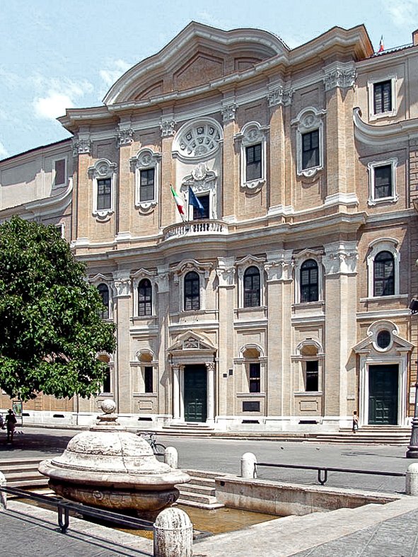 Facciata dell'Oratorio dei Filippini a Roma