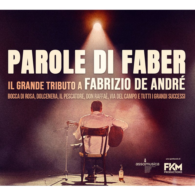 Parole di Faber, il concerto dedicato a Fabrizio De André