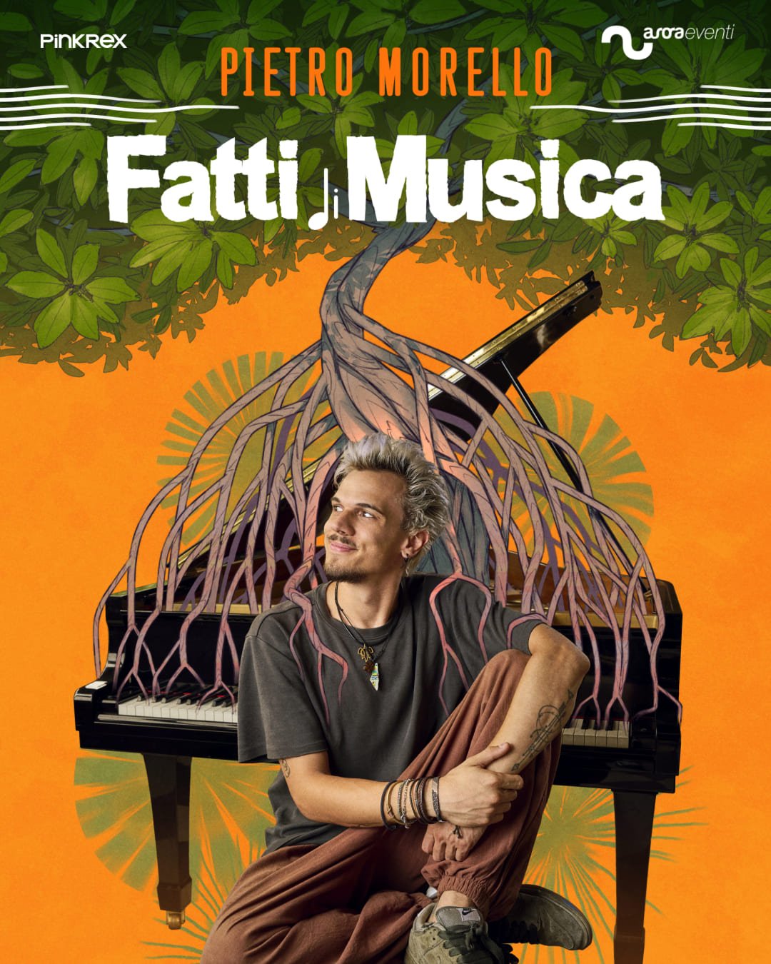 Pietro Morello, locandina del Fatti di Musica Tour 2027