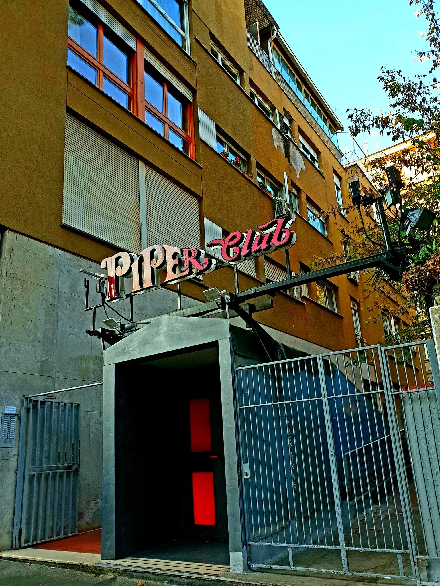 L ingresso del Piper Club in via Tagliamento a Roma