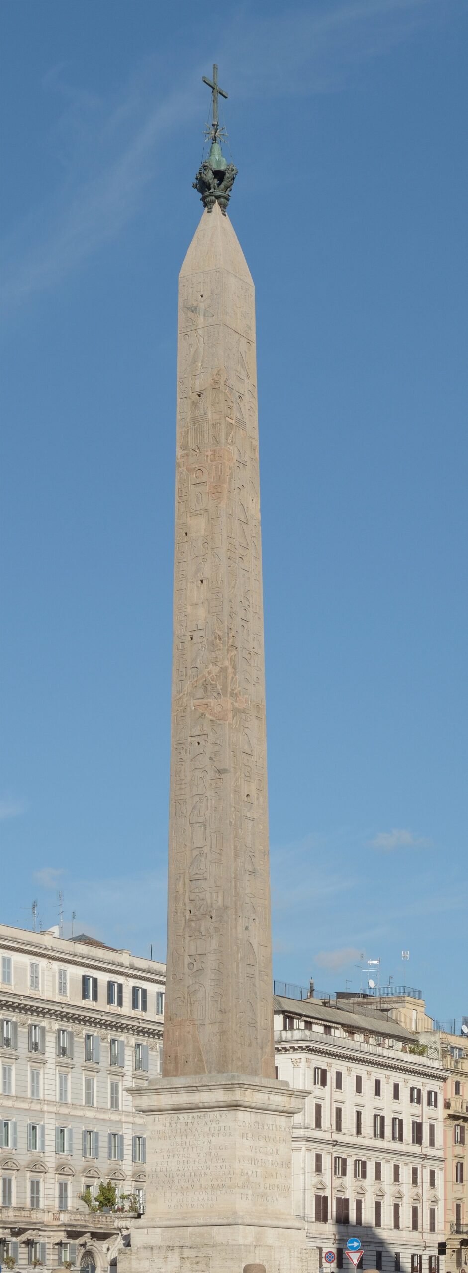 Lateran Obelisk 3 The Lateran Obelisk seen from below in Piazza San Giovanni in Laterano