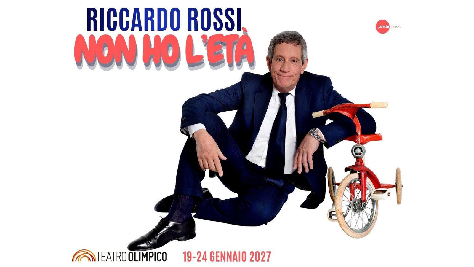Riccardo Rossi nell'immagine ufficiale di «Non ho l'età!»