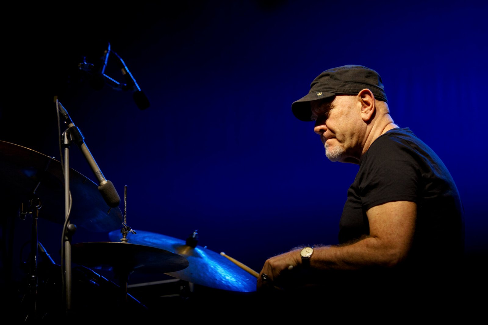 L'immagine ufficiale del concerto di Roberto Gatto pubblicata dalla Casa del Jazz