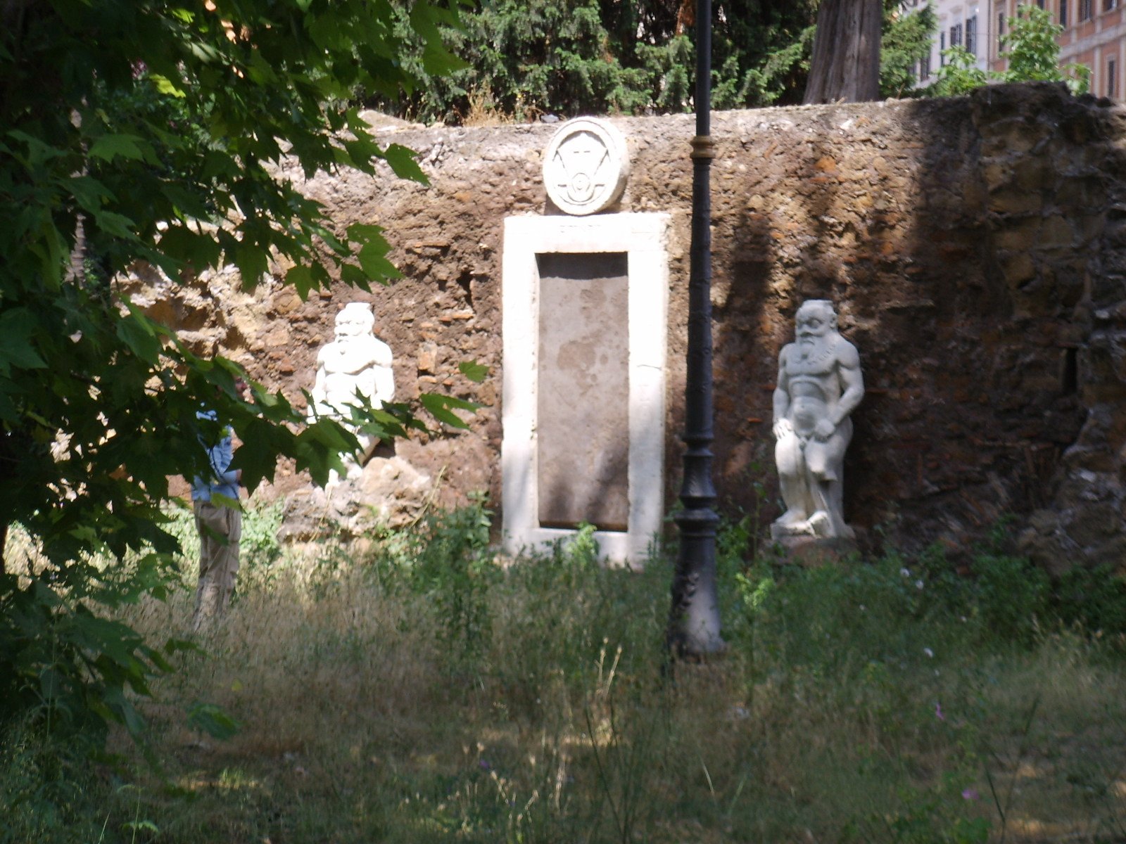 Porta Magica in Piazza Vittorio in Rome