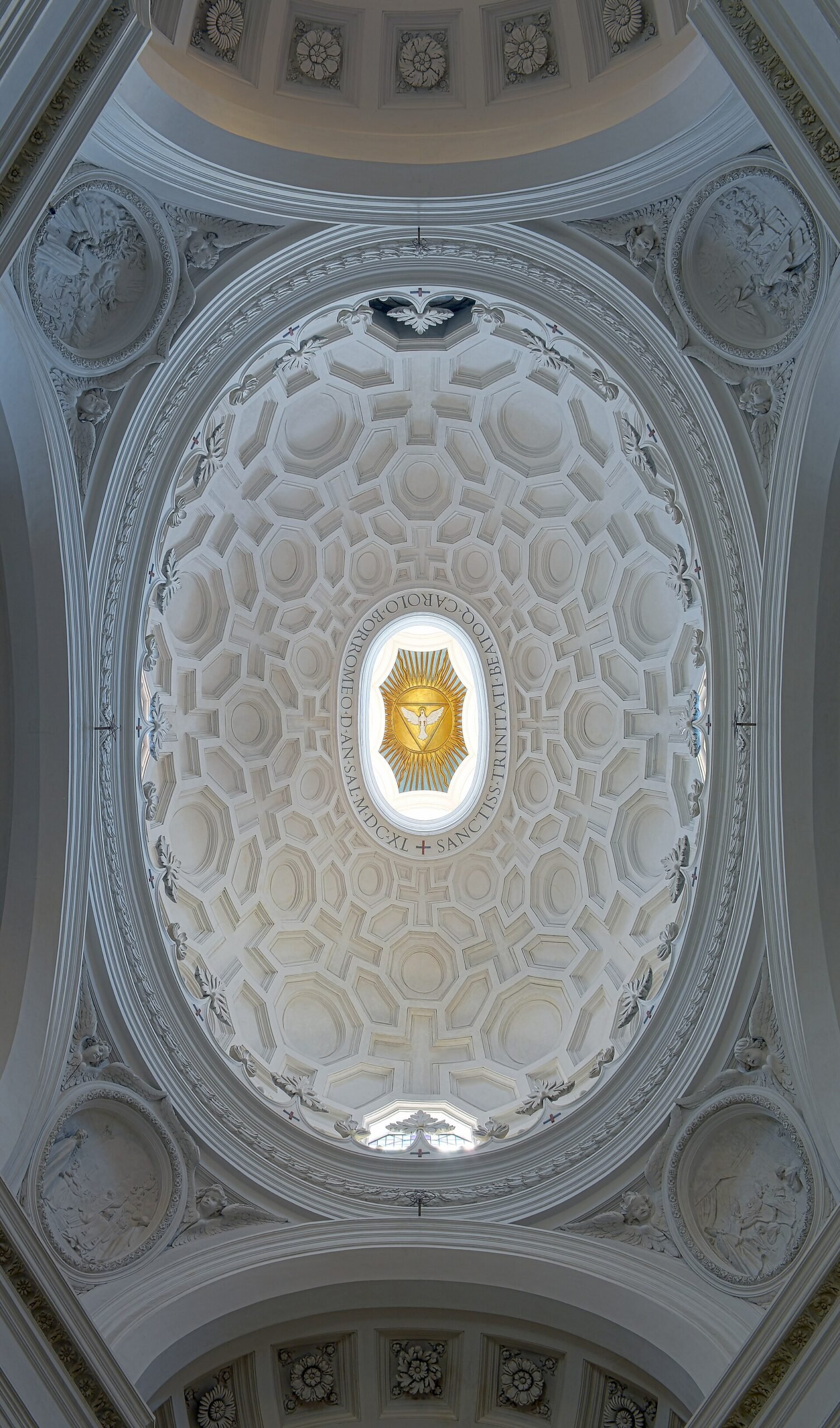 La cupola ovale di San Carlo alle Quattro Fontane