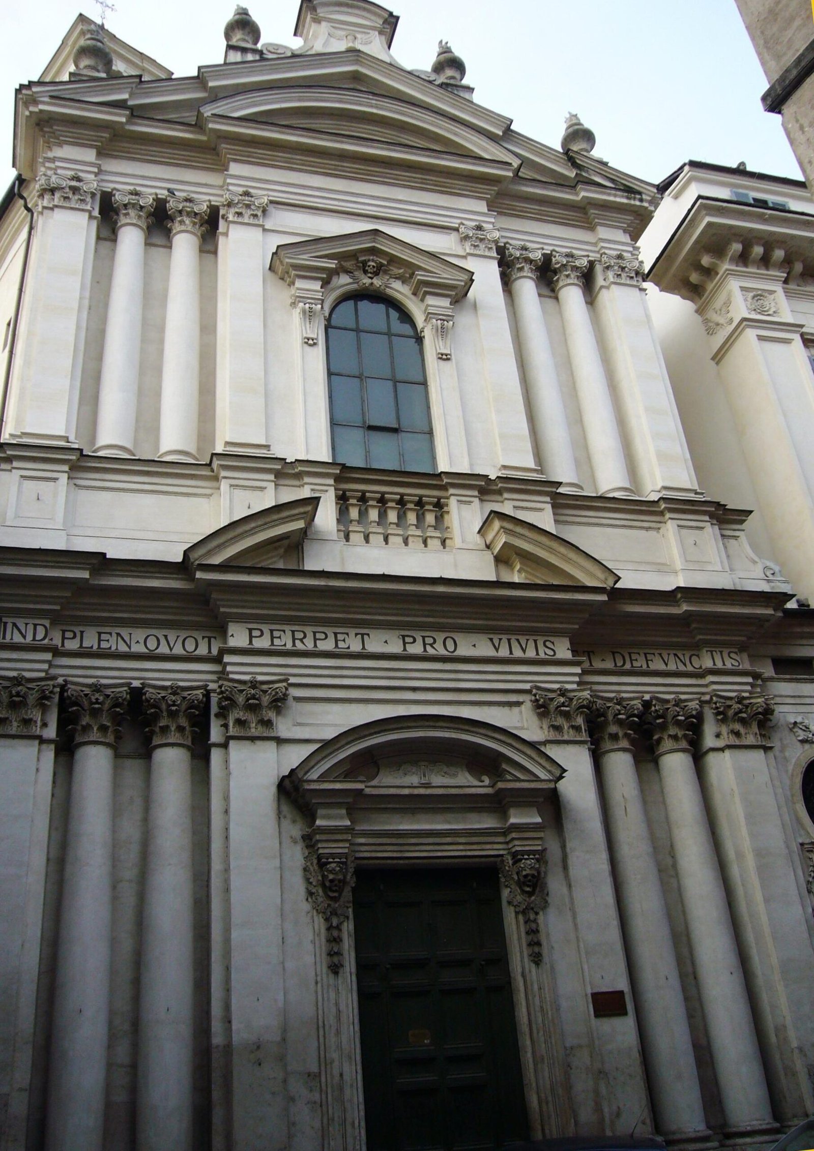 Santa Maria dell’Orazione e Morte Church 2 The church of Santa Maria dell Orazione e Morte on via Giulia