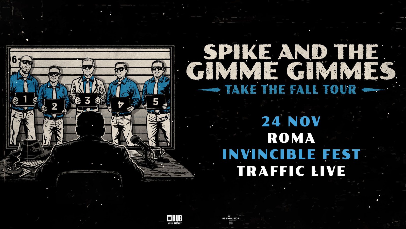 Spike and the Gimme Gimmes al Traffic Club per l'Invincible Fest