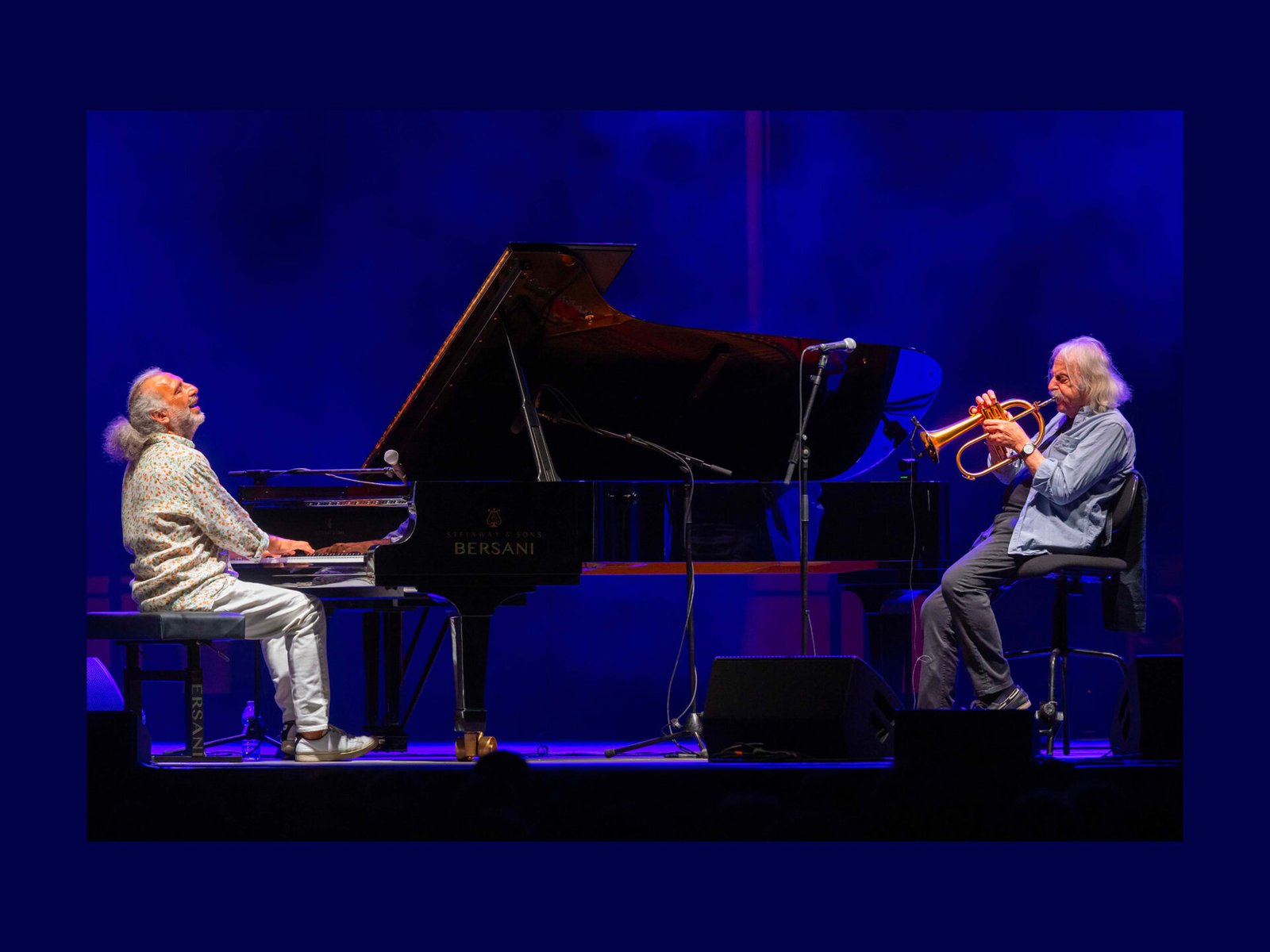 Stefano Bollani ed Enrico Rava, immagine ufficiale del concerto