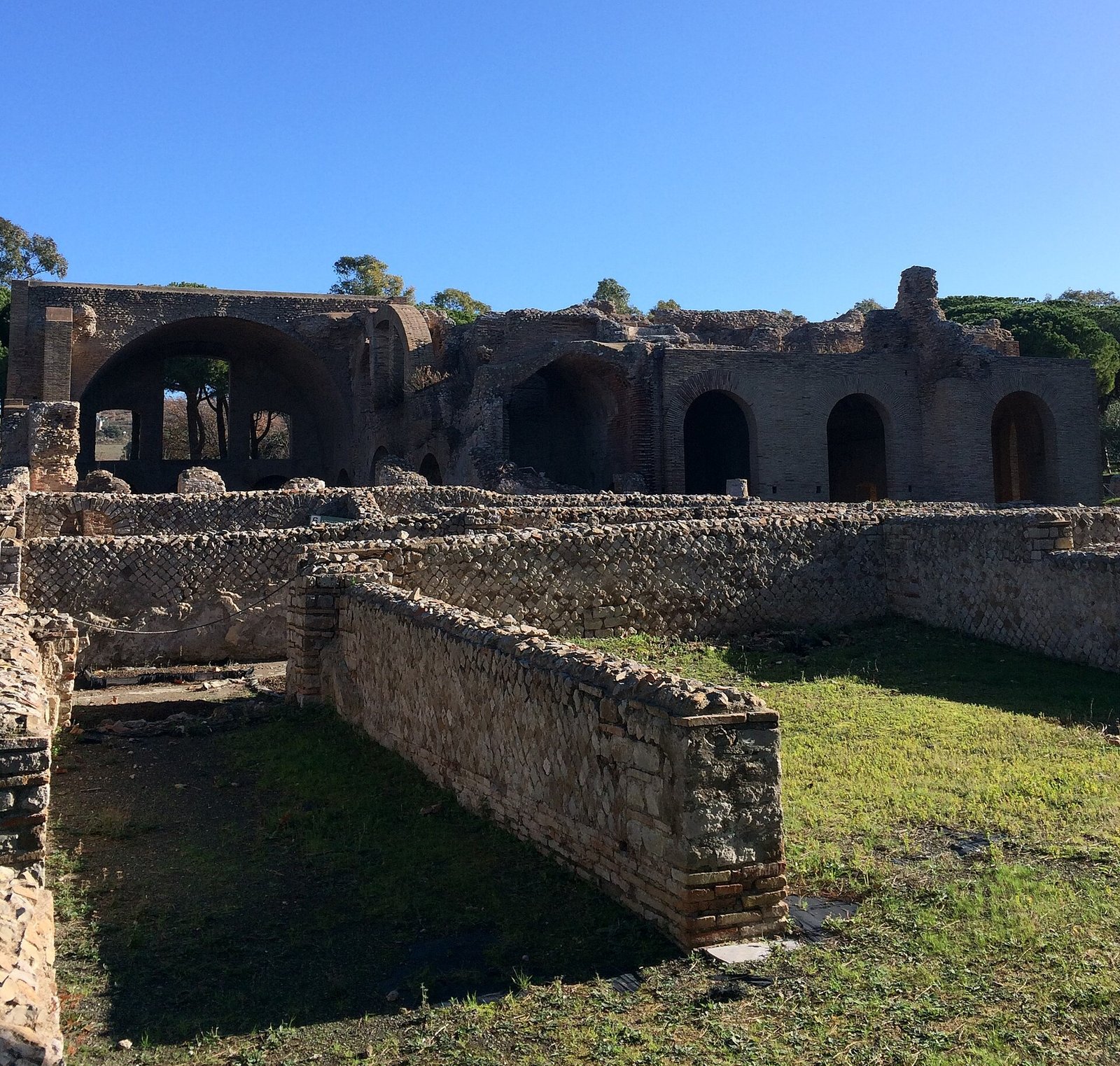 Resti delle Terme Taurine a Civitavecchia