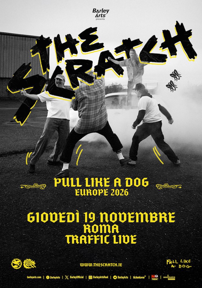 The Scratch in concerto al Traffic Live Club di Roma il 19 novembre 2026