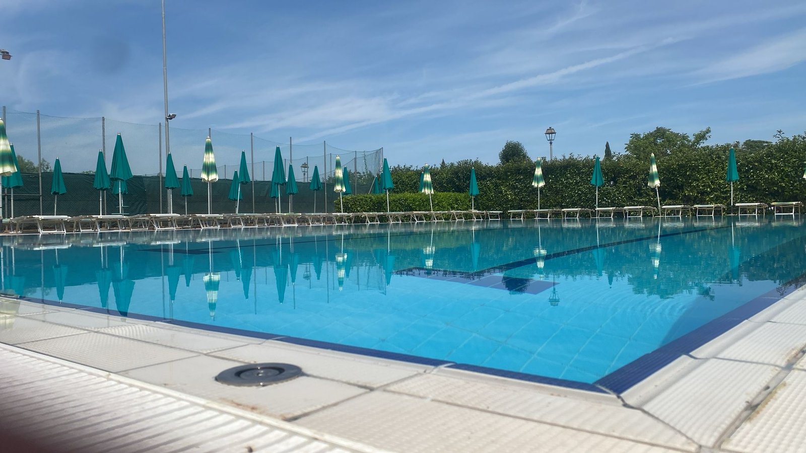 Circolo Sportivo Villa De Sanctis 3 The open-air pool of the Villa De Sanctis Sports Club