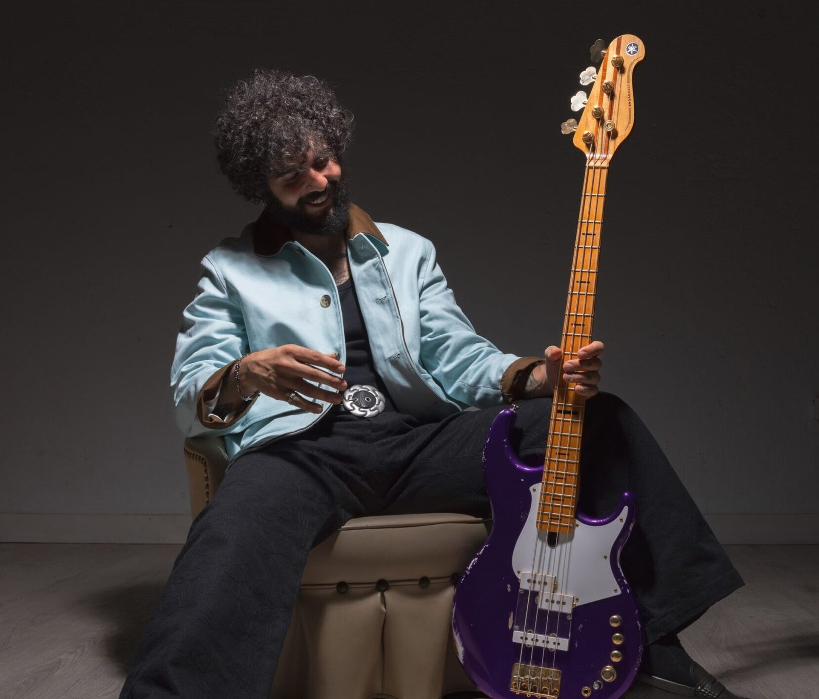 Il bassista Vincen García, in concerto al Teatro Studio Borgna dell'Auditorium
