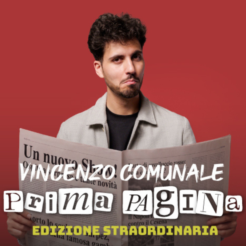 Vincenzo Comunale nell'immagine ufficiale di Prima pagina: edizione straordinaria