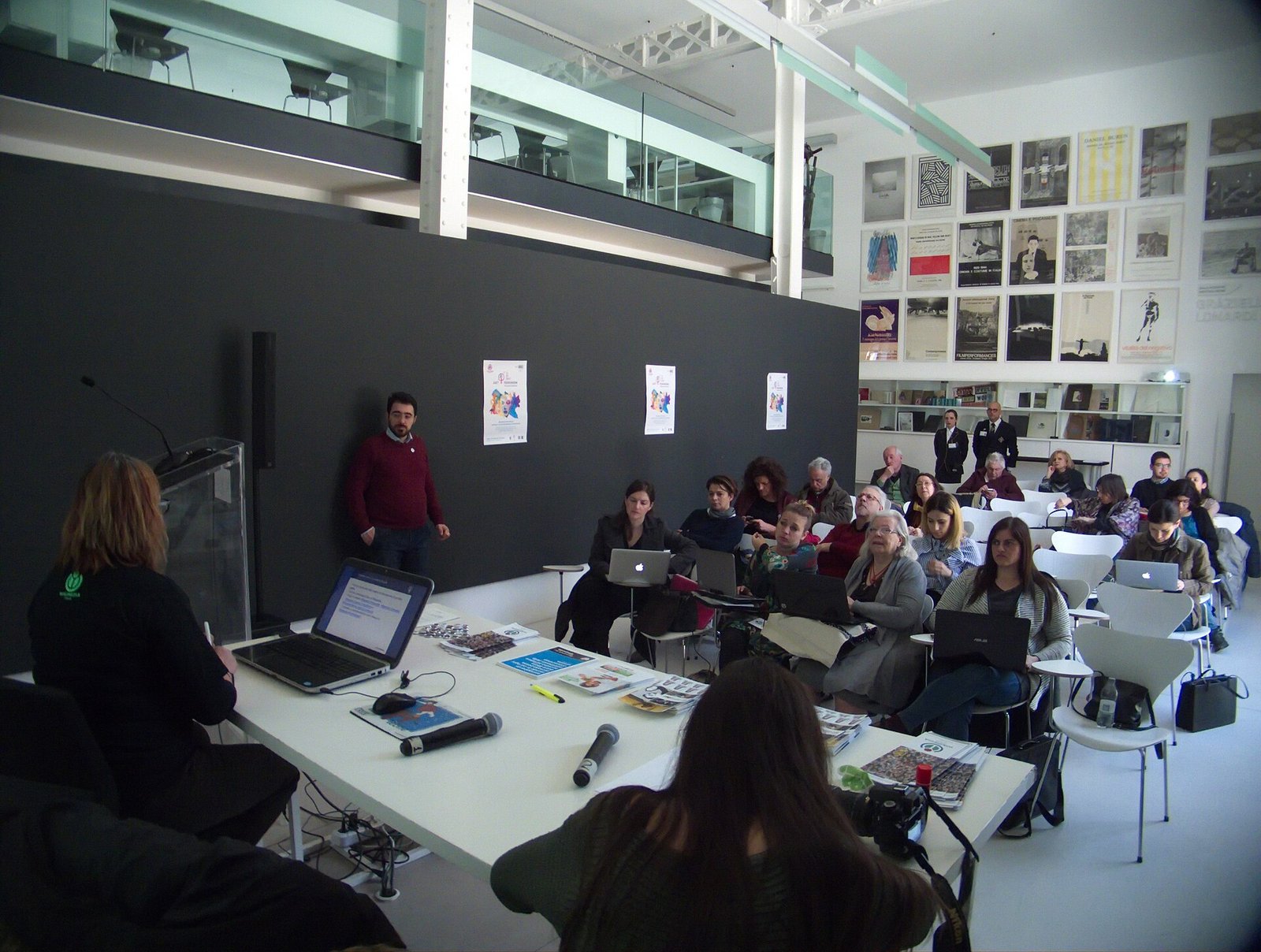 Galleria sospesa all'interno del MAXXI
