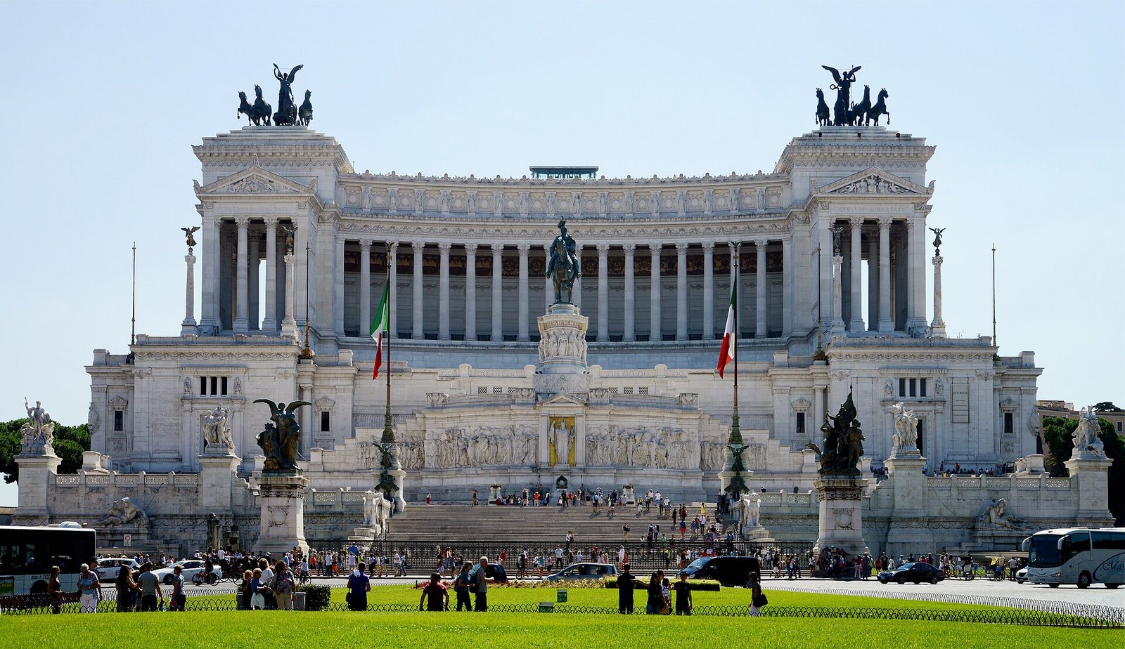 Il Vittoriano su piazza Venezia
