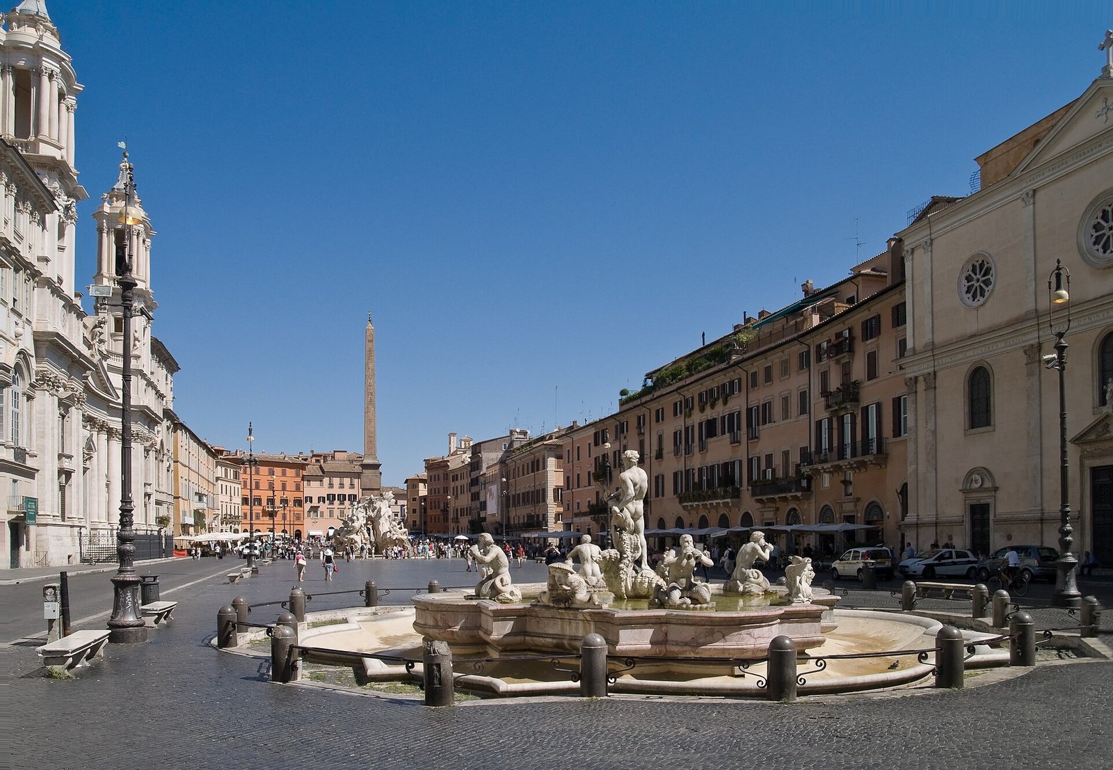 Piazza Navona with the fountains