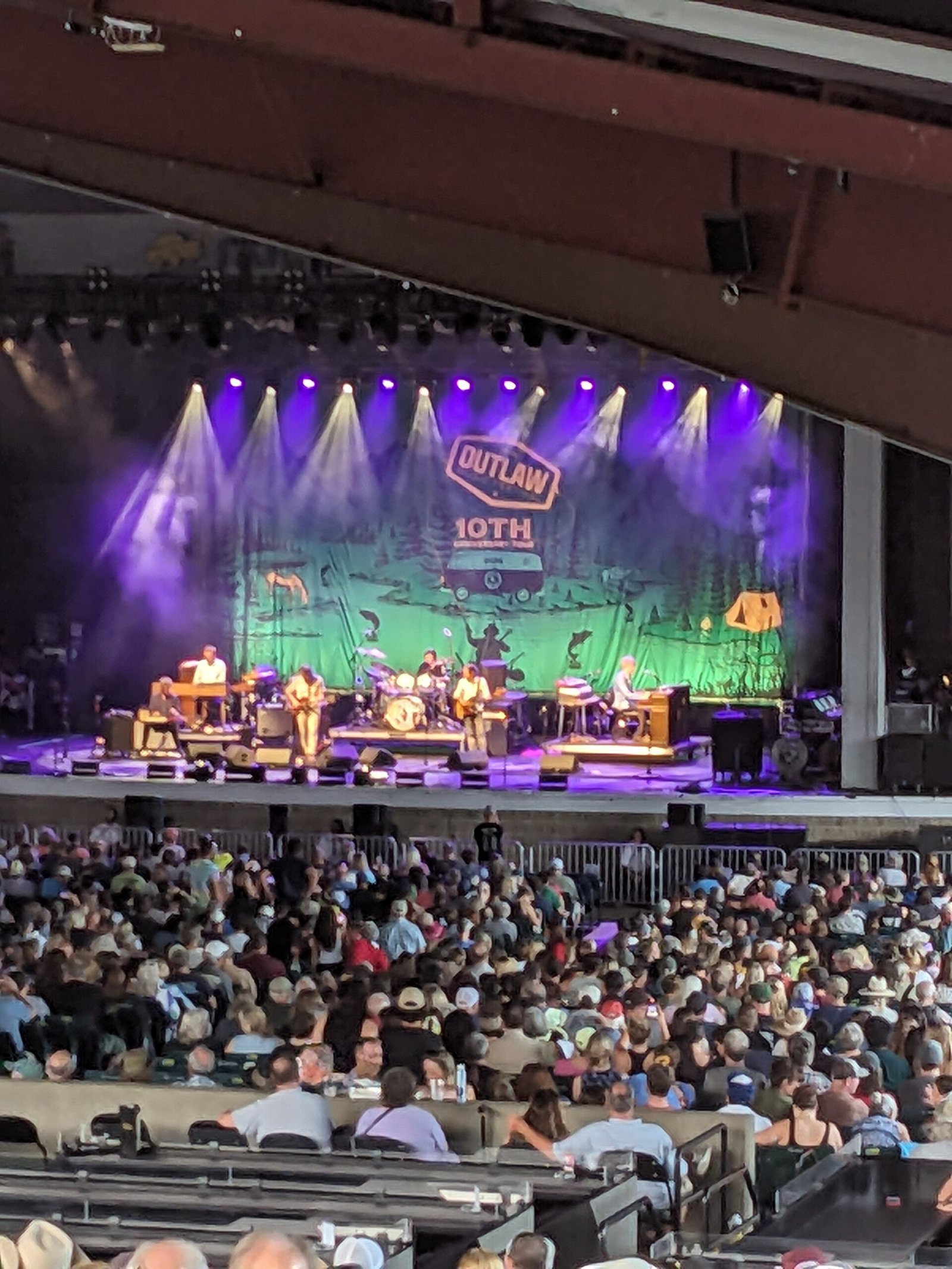 La band Wilco sul palco nel 2025