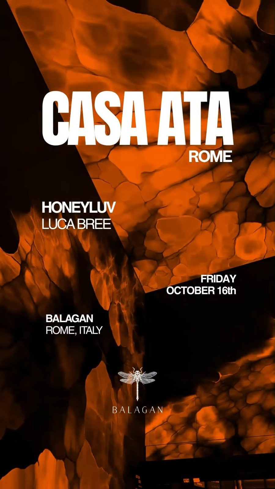 Fotogramma del reel ufficiale di Casa Ata con Honey Luv al Balagan, di Casa Ata e Balagan Roma