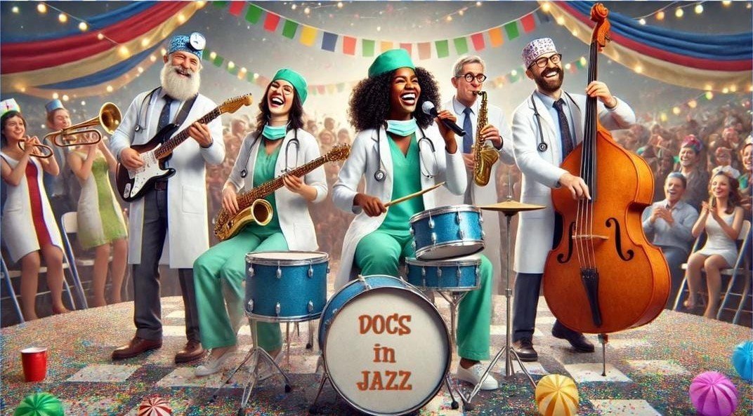 Illustrazione promozionale dei Docs in Jazz dalla scheda artista del sito del Fonclea