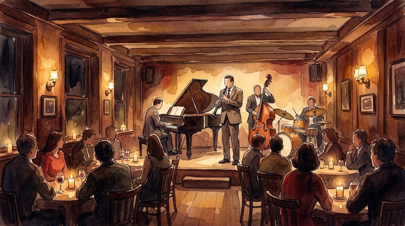 Immagine illustrativa per il concerto Emanuele Urso Swing Quartet al Gregory's Jazz Club di Via Gregoriana a Roma, sabato 17 ottobre 2026