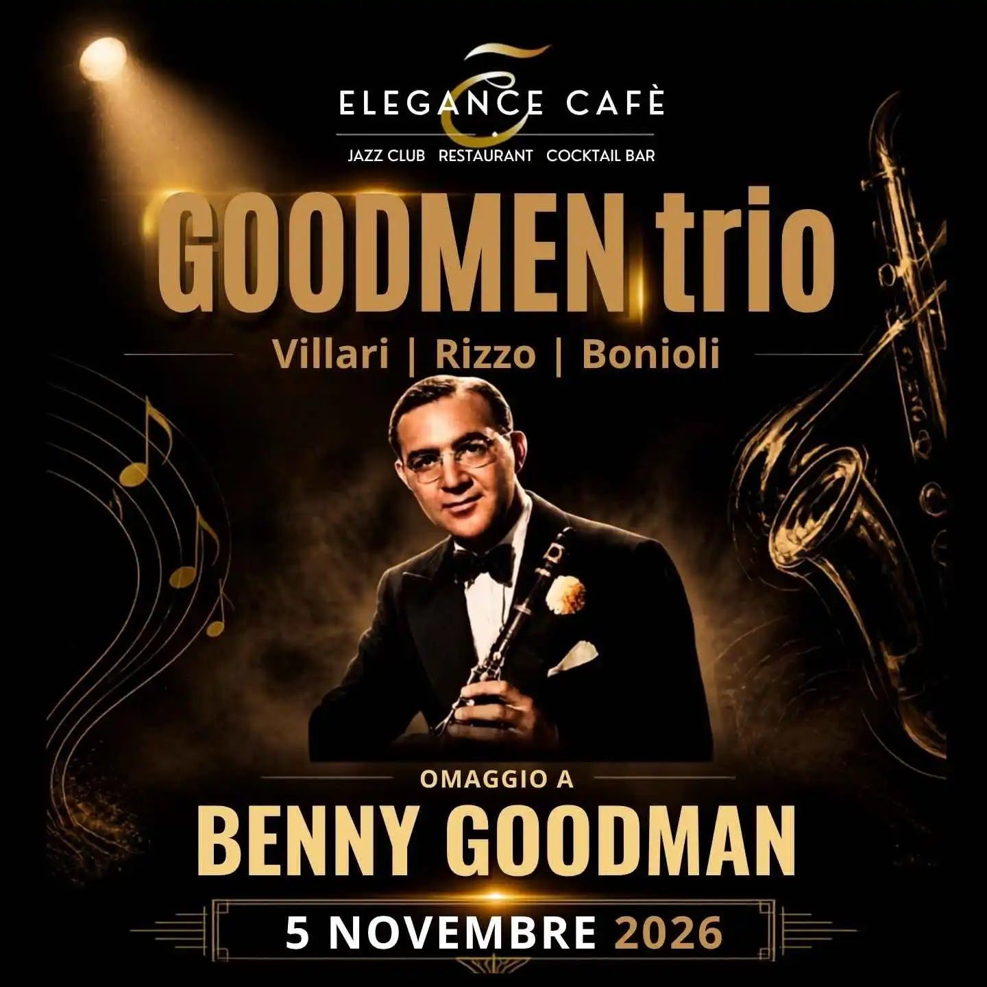 Goodmen Trio, omaggio a Benny Goodman