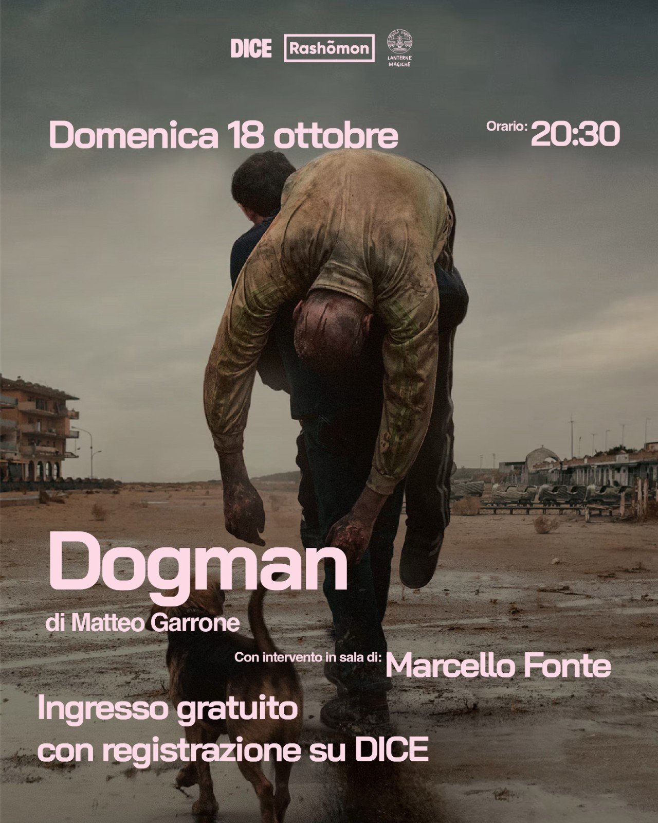 Immagine del post ufficiale di Lanterne Magiche con Dogman al Rashomon Club