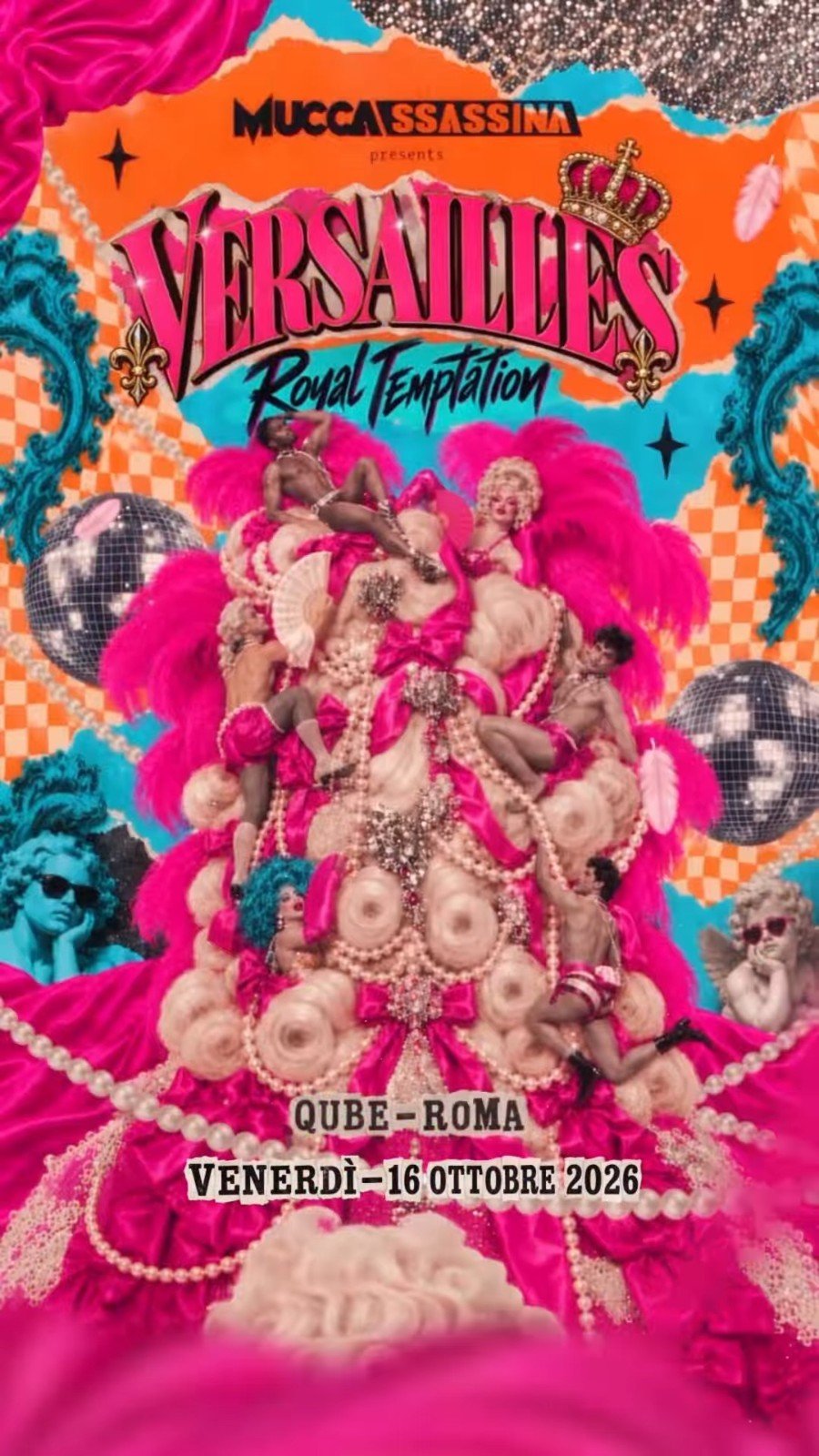 Locandina di Muccassassina Versailles - Royal Temptation al Qube, 16 ottobre 2026