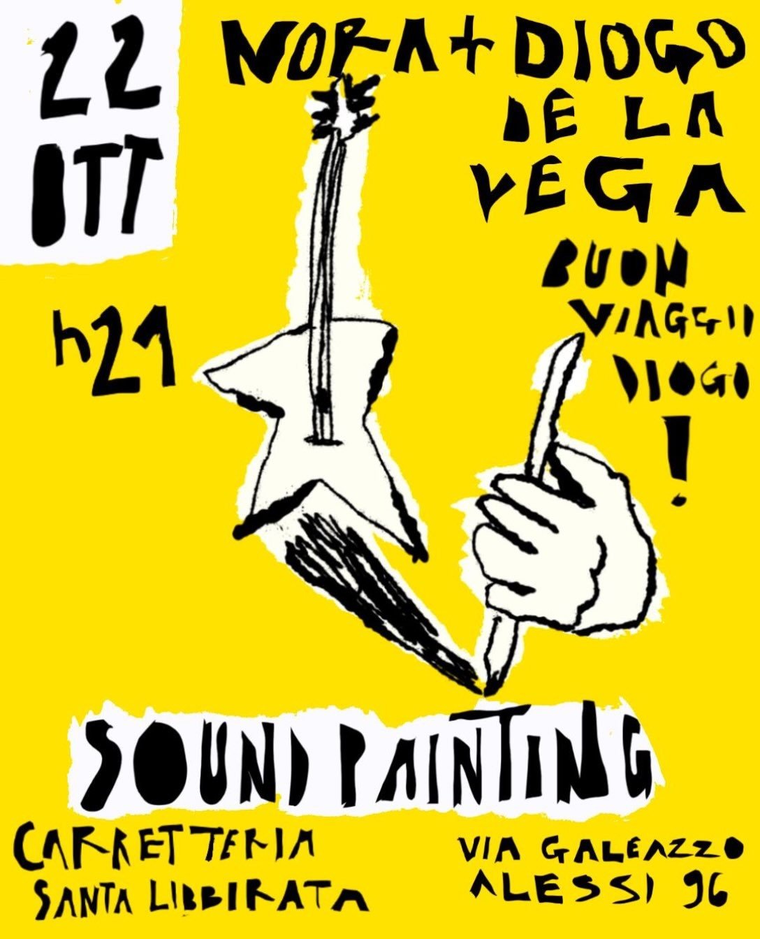 Locandina della serata Sound Painting a Santa Libbirata la Carretteria, 22 ottobre 2026