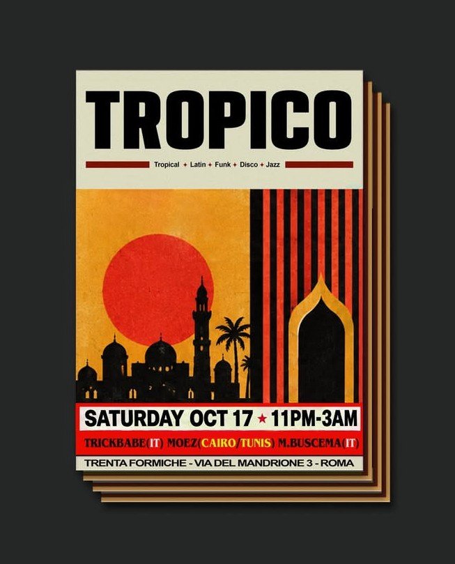 Locandina di Tropico Disco Safari al 30 Formiche, 17 ottobre 2026